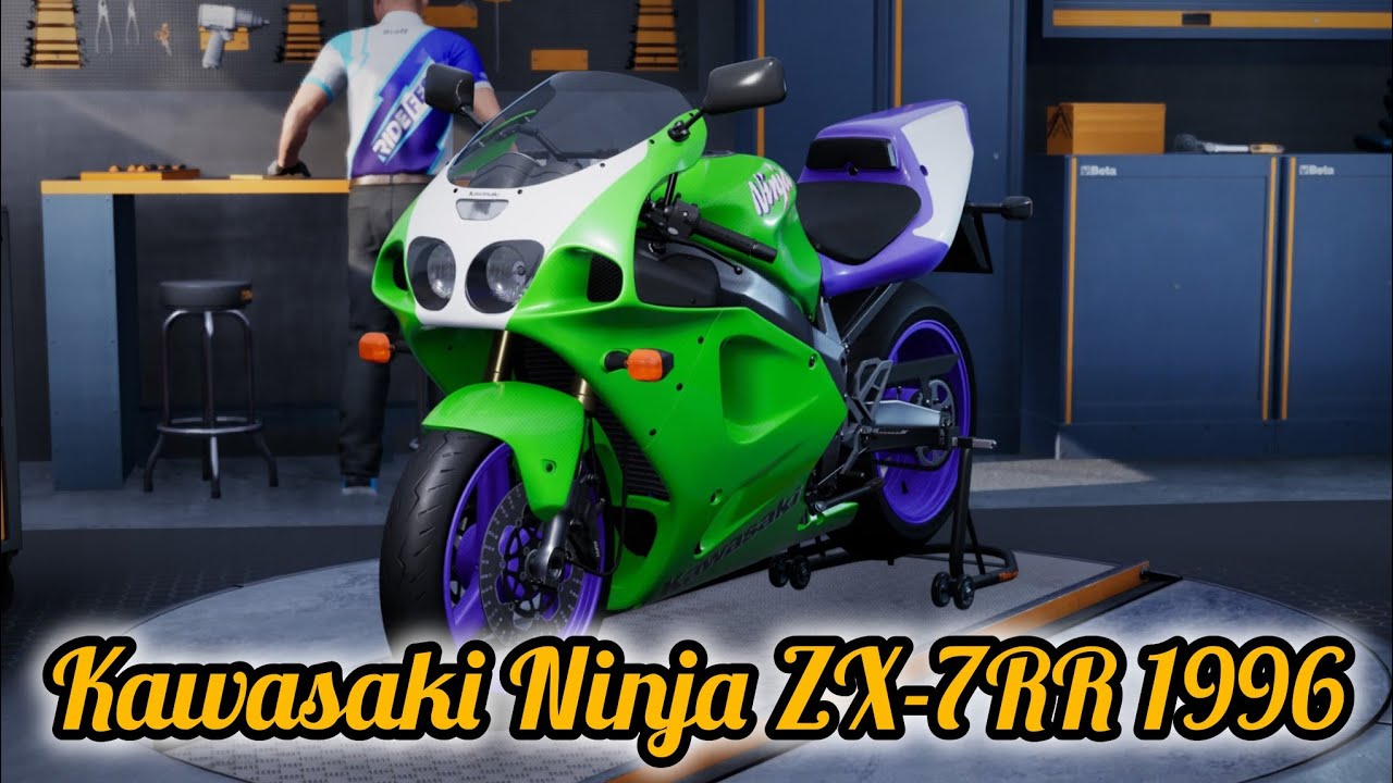 Ride 6 (PS5) - Kawasaki Ninja ZX-7RR 1996 - YouTube