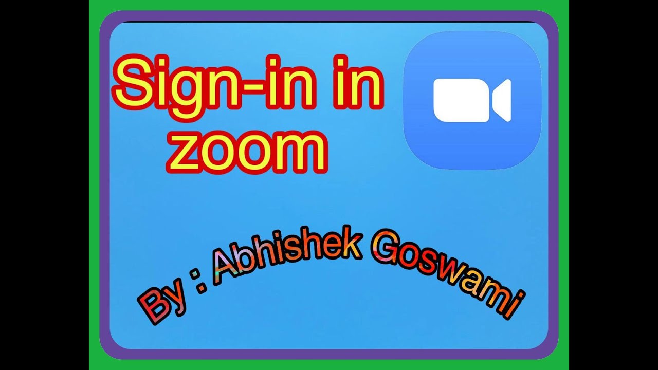 How To Sign In In Zoom Step by step In 2 Minutes AG All In One Gyan YouTube
