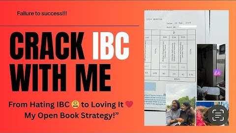 “From Hating IBC 😩 to Loving It ❤️ | My Open Book Strategy!”