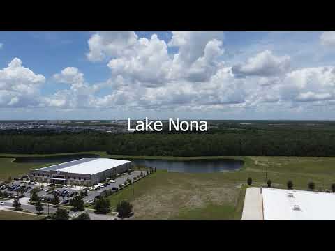 Aerial views of beautiful Lake Nona, Orlando, FL and Summerdale Park!