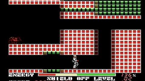 Chexder.thexder MSX (1986 Game Arts) Level 2.