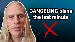 Why we always CANCEL PLANS and Autism