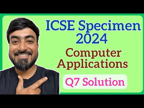 ICSE Class 10 Computer Applications Specimen 2024 Q7 | Java -  Check Duck Number