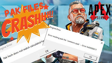 How To FIX Apex Legends Pak file CRASH in 2 Minutes! Fix Broken Pack Files Without Reinstalling!