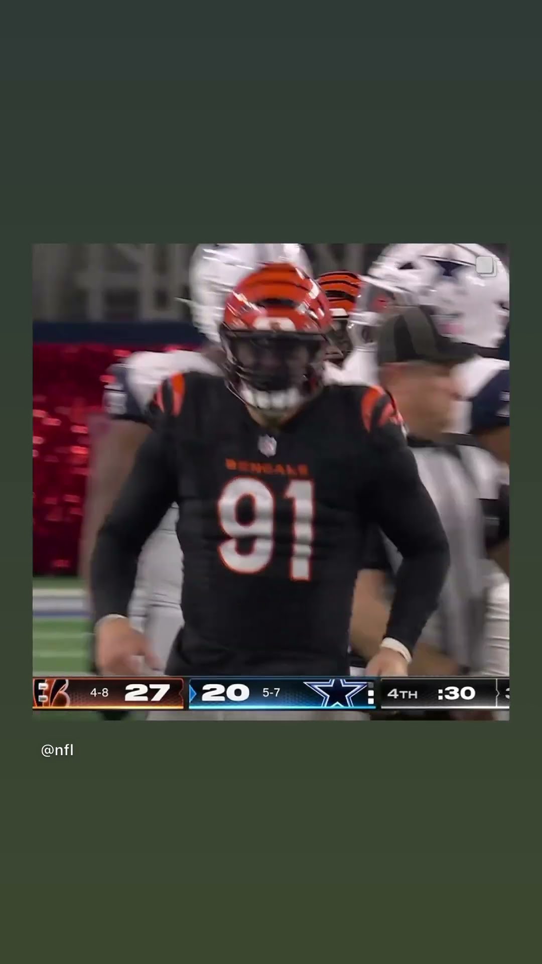 Sacked by Hendrickson #hoodnews #TreyHendrickson #bengals #cowboys #cooperrush #dallascowboys #omg