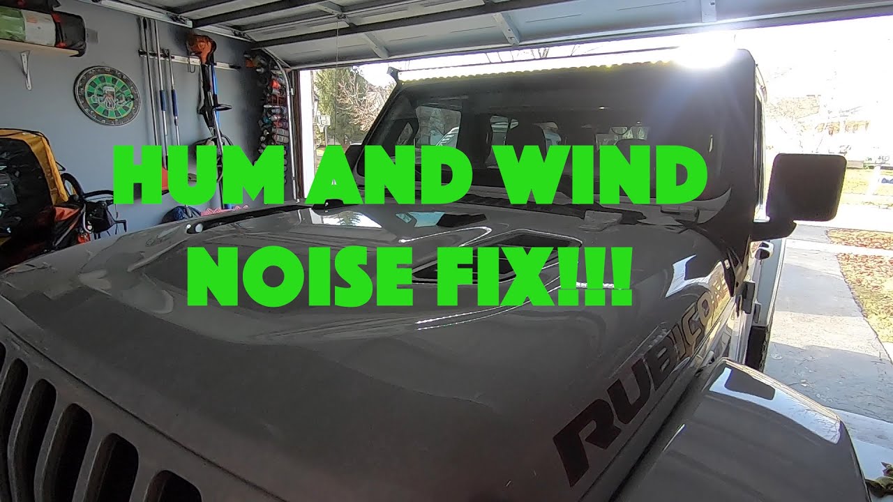 BEST LED LIGHT BAR WHISTLE, AND WIND NOISE FIX FOR FREE. AND REVIEW OF DV8  MOUNT FOR JEEP WRANGLE JL - YouTube