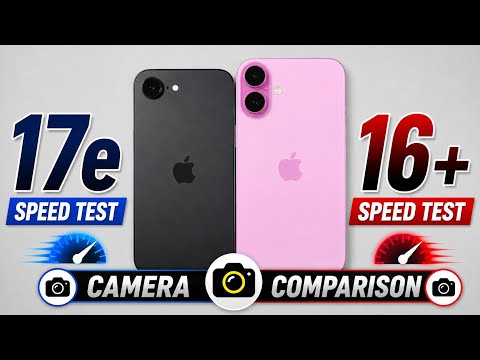 iPhone 16 Plus vs iPhone 17e Speed Test & Camera Comparison