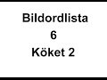 Lär dig svenska - Bildordlista 6 - köket 2 - Svenska för nybörjare - Learn Swedish - 71 undertexter