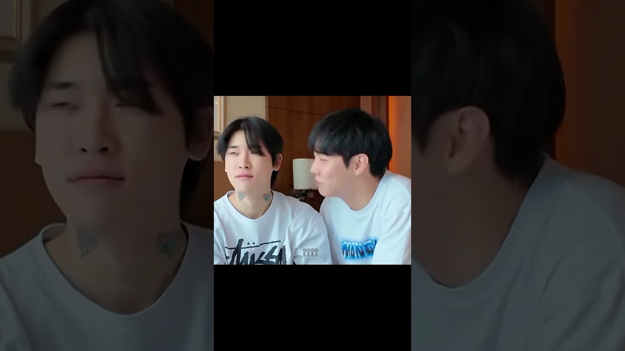 junseong was on a serious mission🤭😼🐥🤍 