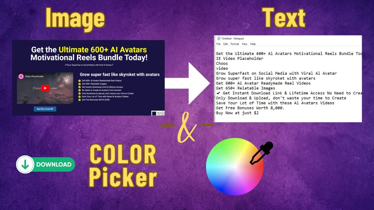 How to download pixie and image to text conveter