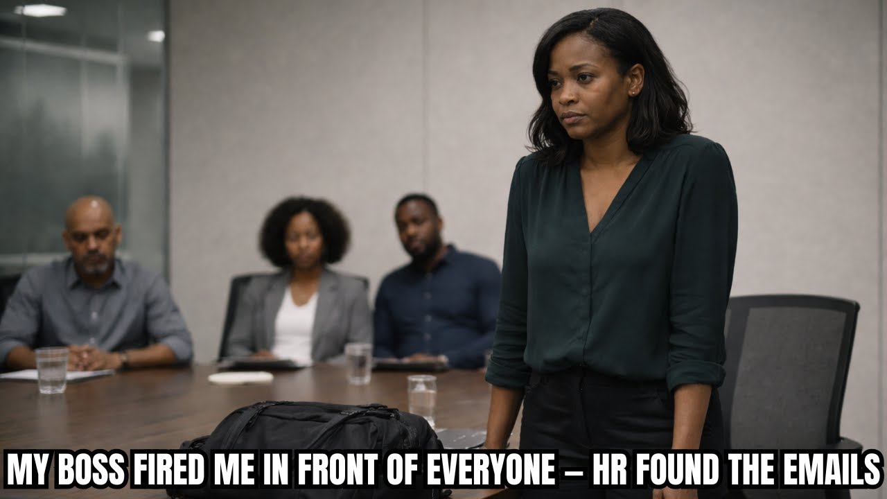 My Boss Fired Me in Front of Everyone — HR Found the Emails YouTube