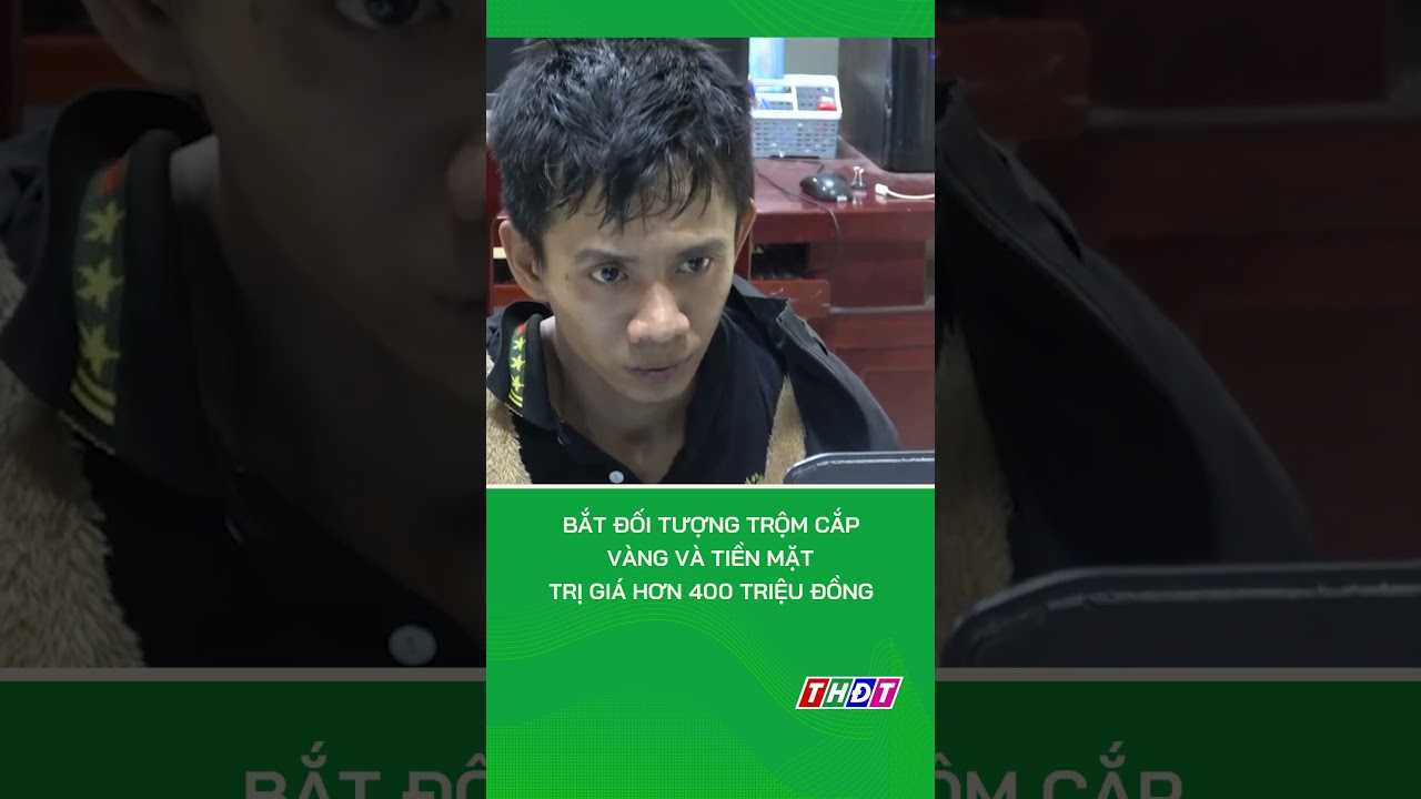 Đồng Th&aacute;p: Bắt giữ đối tượng trộm cắp v&agrave;ng #shorts