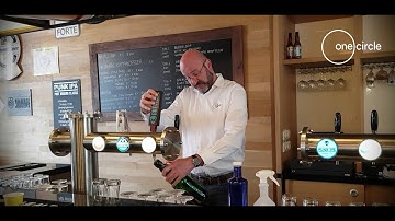 Fresh beer from tap at home