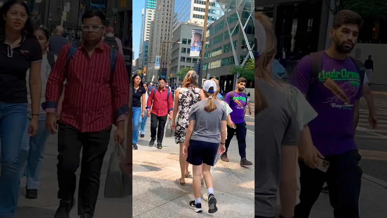 Walk on Bay Street in Toronto 🇨🇦 