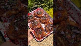 vinegar grilled chicken for summer bbqs!