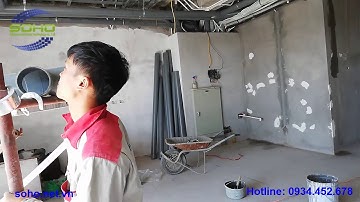 Thi công hệ thống quạt thông gió-Máy cấp gió tươi