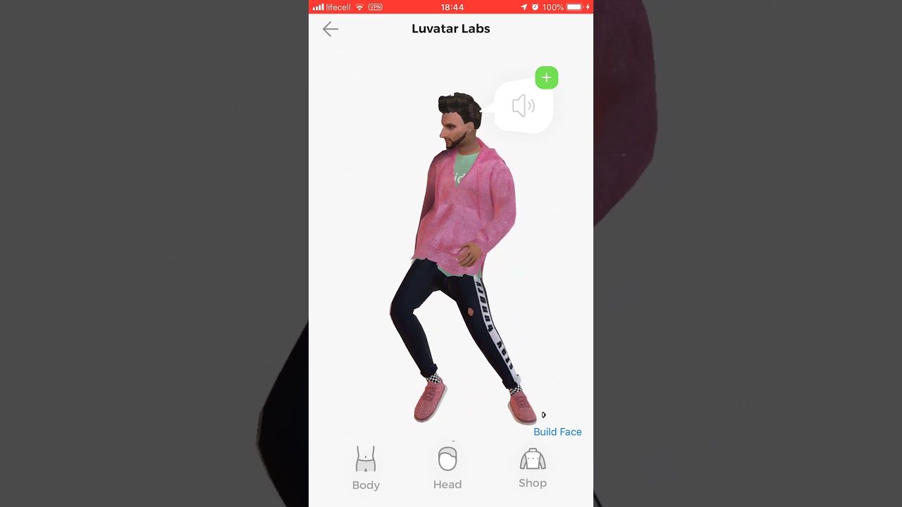 Metaverse iOS App, NFT crypto (dancing animation)