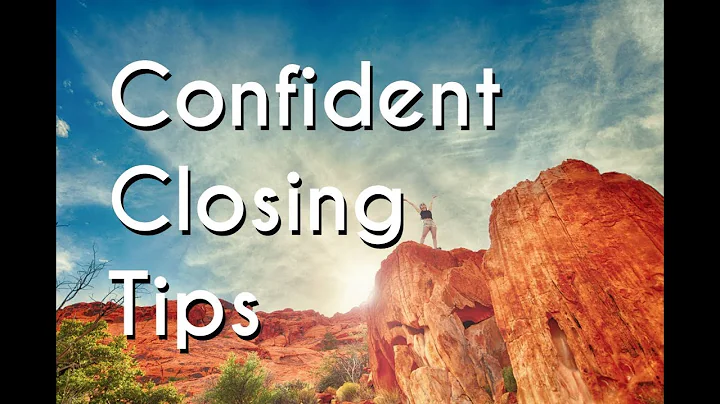 Confident Closing Tips | Erin Birch Coaching