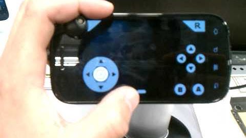 Samsung galaxy s running n64oid playing golden