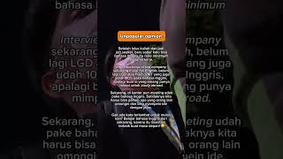 Percaya deh, lancar bahasa Inggris bikin peluang dan karier lo makin terbuka lebar, jangan sampe