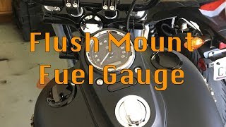Harley Davidson Flush Mount Fuel Gauge - 2014 Street Bob