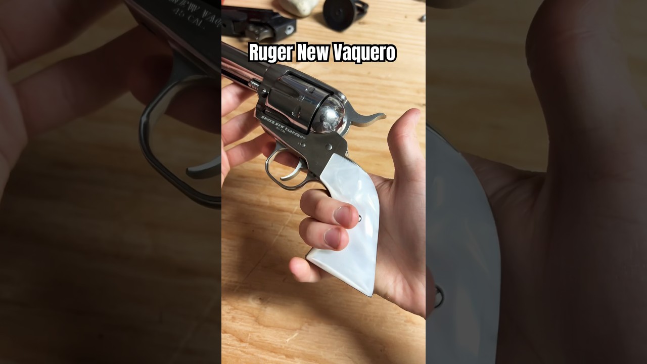 Kirinite grips from Eagle Grips on my Ruger New Vaquero. How do they look?