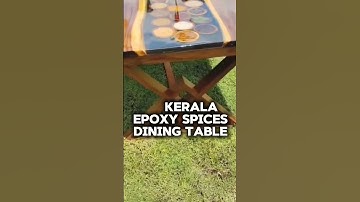 Wow this Epoxy Spices Table 😍🔥  #nandakdecors #diningtable #epoxydiningtable #epoxytableideas #resin