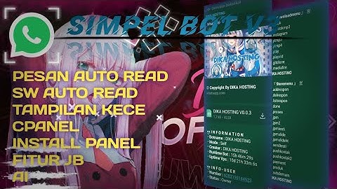 SIMPEL BOT V3🔥FITUR LENGKAP 🦅NO ENC 100%🐉