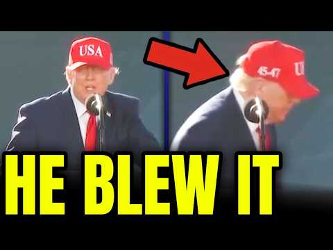 Trump REALIZES HE'S F**KED in DISASTER speech