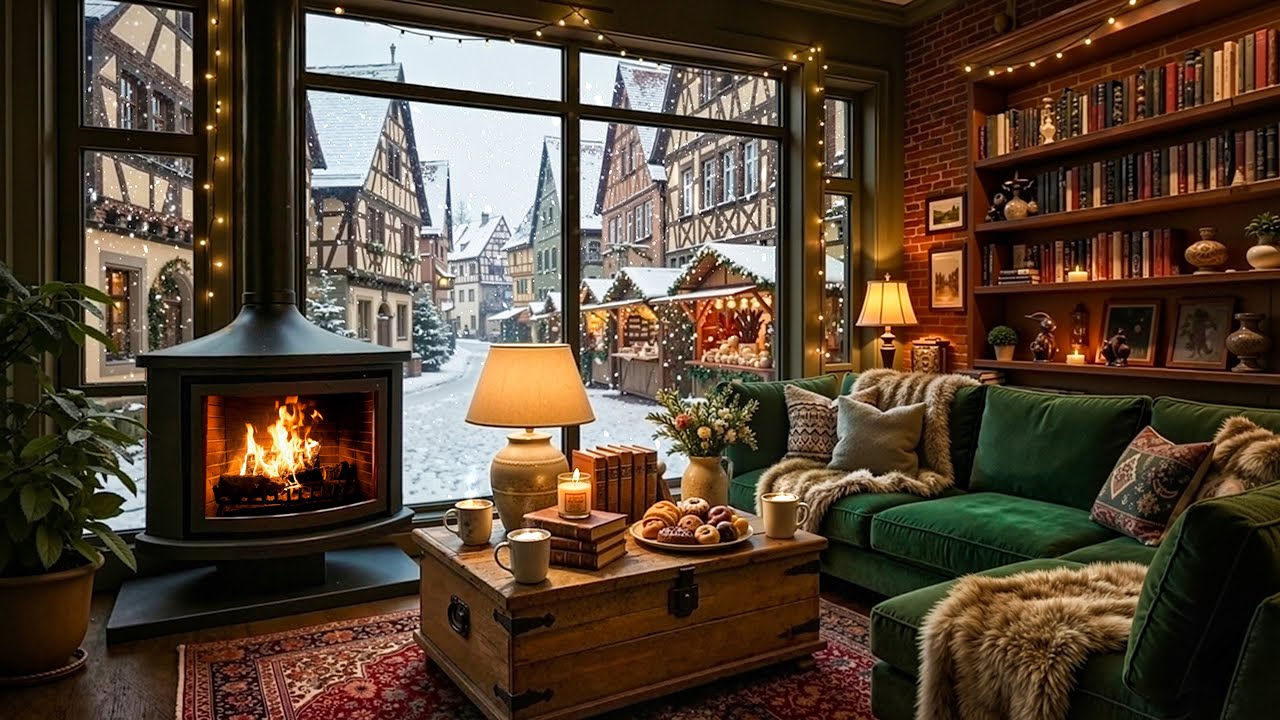 Good Mood Smooth Winter Jazz ⛄ Relaxing piano practice at Cozy Coffee Shop