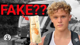Ryan trahan faked "I survived on $0.01 for 30 days" proof