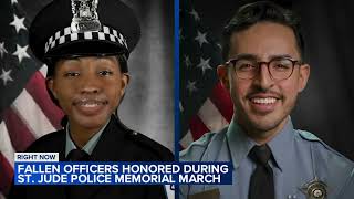 St. Jude March honors fallen CPD Officers Luis Huesca, Areanah Preston