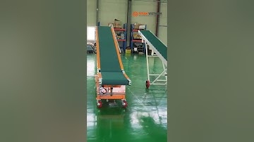 Băng tải bốc xếp - băng chuyền nâng hạ