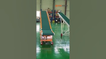 Băng tải bốc xếp - băng chuyền nâng hạ