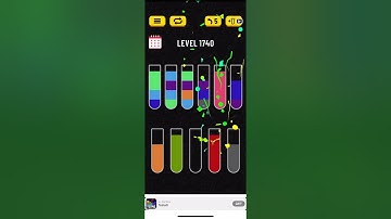 Water Sort Puzzle level 1740