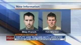 Sheriff's deputy, teacher arrested on charges of sexual exploitation of a child