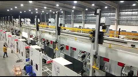 Affordable Robotic & Automation Ltd Make High Speed Servo Gantry for 2 Wheeler Frame Line