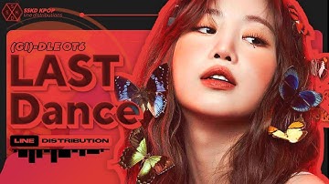 (G)I-DLE (OT6) - Last Dance [How Would] | Line Distribution (Color Coded)