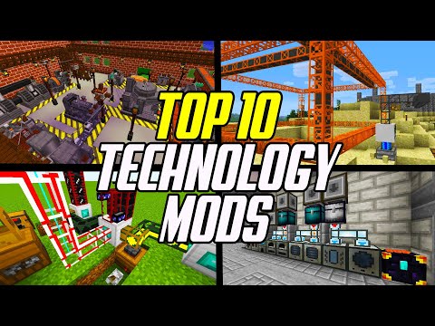 Top 10 Minecraft Technology Mods (Factory, Energy, Processing & Transport)