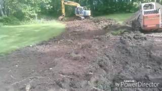 installing Mound septic system