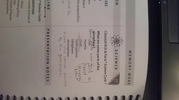 CC Cycle 1 week 13 Science: Geosphere