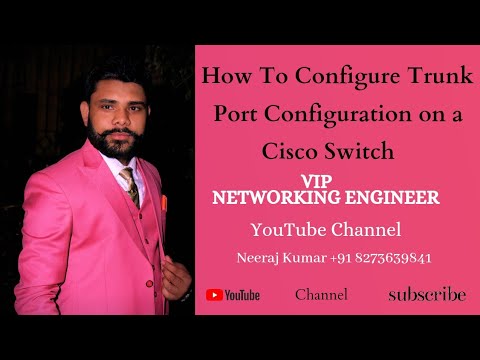 Trunk Port Configuation on a Cisco Switch, Using Packet Tracer # ...
