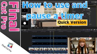 How to Use the Counting Element | Final Cut Pro | Quick Edit