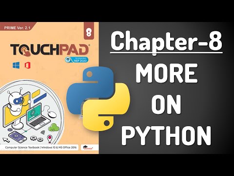 TOUCHPAD | PRIME Ver2.1 | Class8 | Chapter8 | More on Python | #debs coding hub