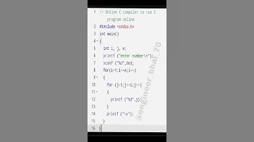 how to write 1 12 123 in c- language..