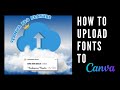 How to Upload Fonts to Canva