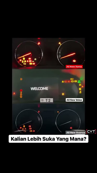 VELOZ, AVANZA & XENIA! INTRONYA BAGUSAN MANA YA? Tulis kolom komen ya