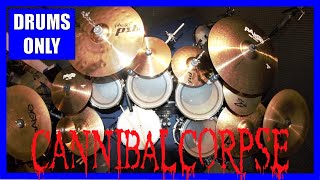 Sentenced To Burn drums only track (drumming to Cannibal Corpse)