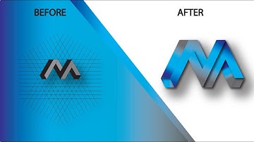 Design A 3D Modern Logo in Adobe Illustrator Tutorial For Beginner