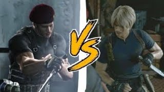 Resident Evil 4 Jack Krauser Vs Leon Knife 4K